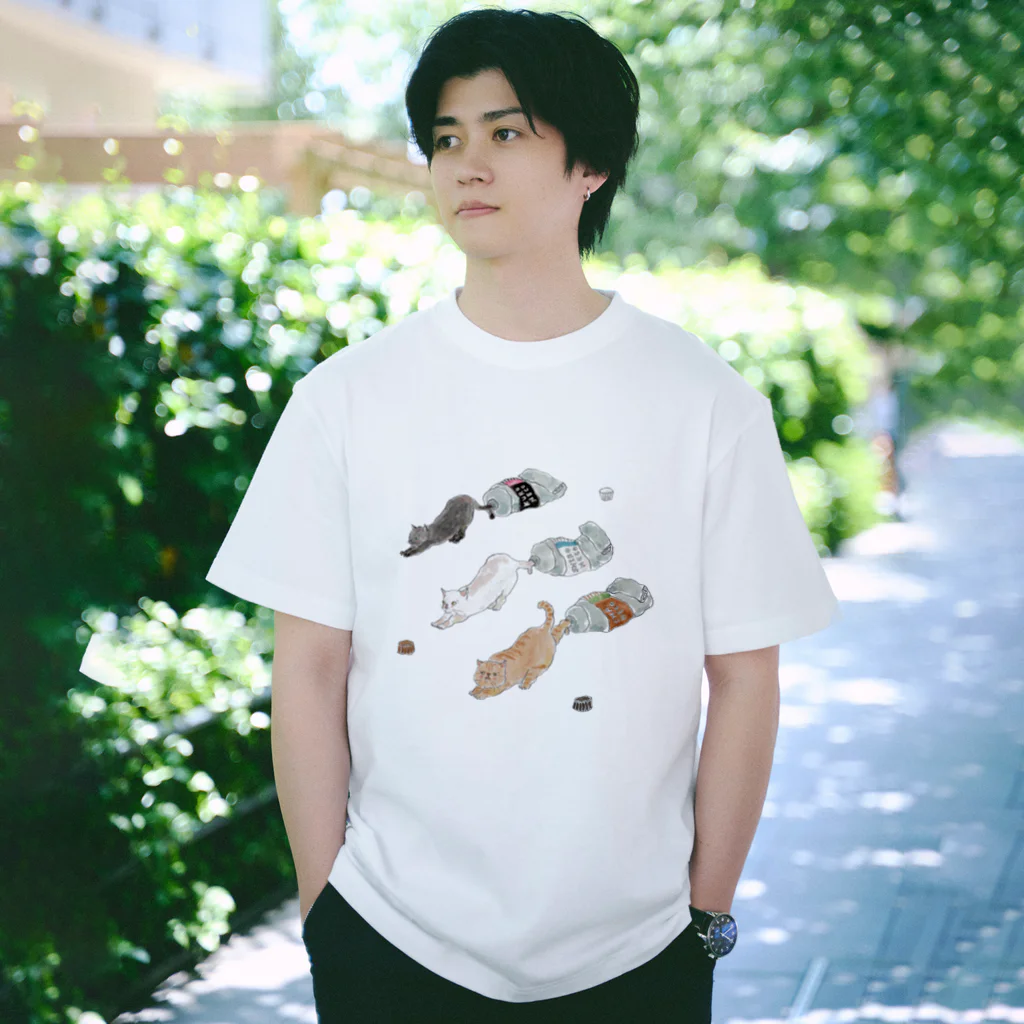 トコロコムギの絵の具にゃんこ Regular Fit T-Shirt