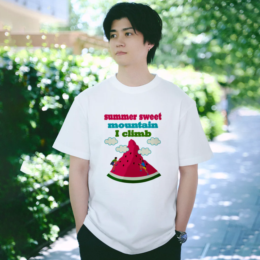 キッズモード某のスイカクライミング(空なし、雲フチありVr） Regular Fit T-Shirt