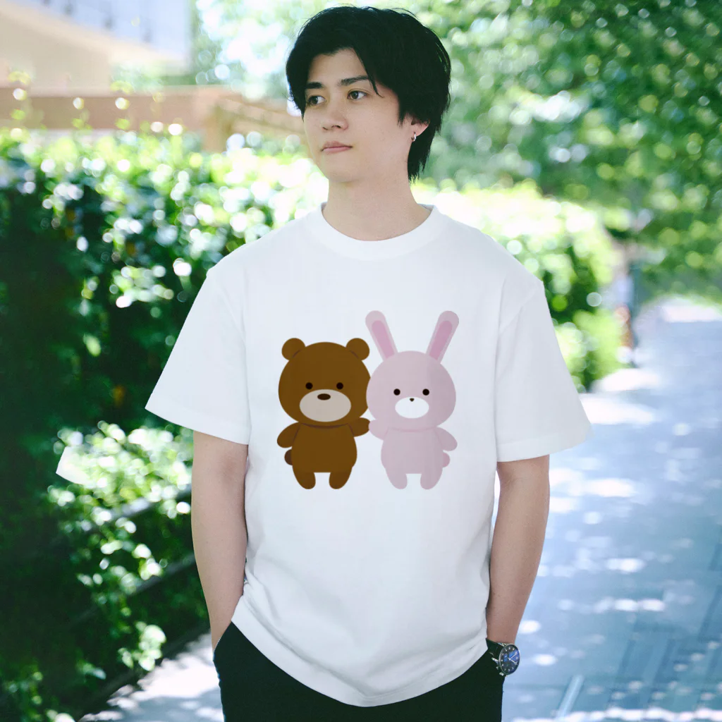 少食腹ペコガールデザイナーはなこのくま Regular Fit T-Shirt