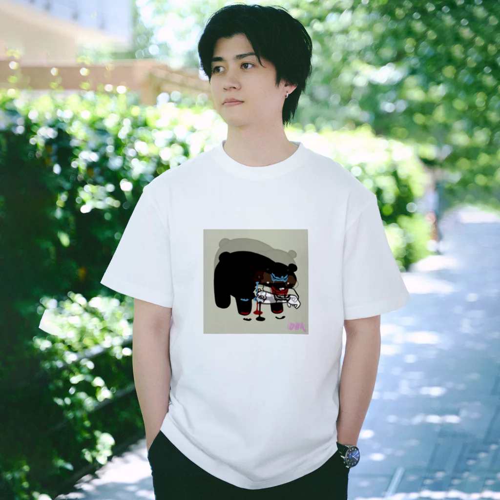0#kのEating bear 7/9 Regular Fit T-Shirt