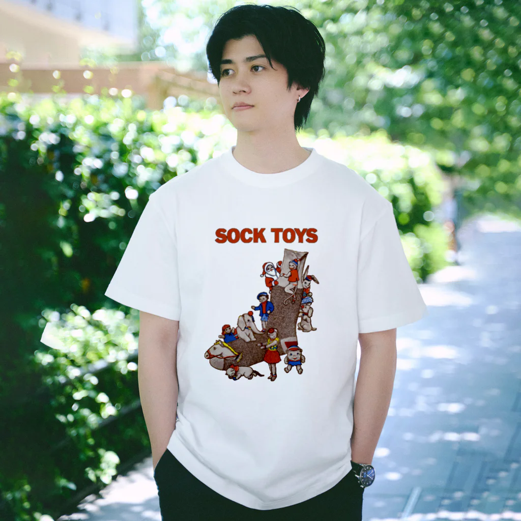 Saza-nami Antique designのSOCK TOYS !! （文字枠無し） Regular Fit T-Shirt