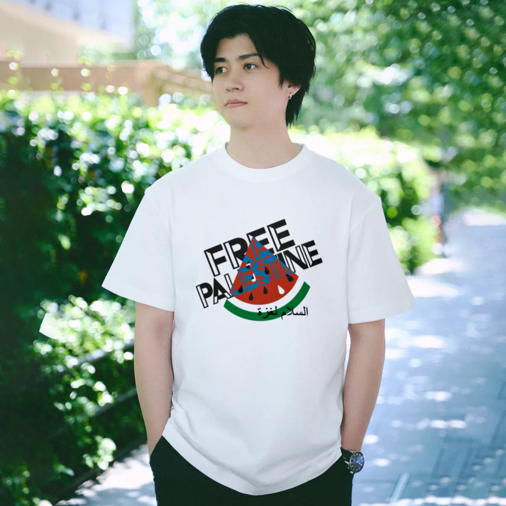 otemochanのFREE PALESTINE Regular Fit T-Shirt