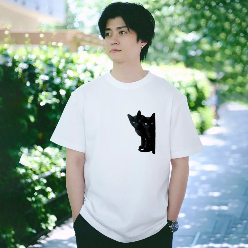 ちばっちょ【ち畳工房&猫ねこパラダイス】の黒猫は見た Regular Fit T-Shirt