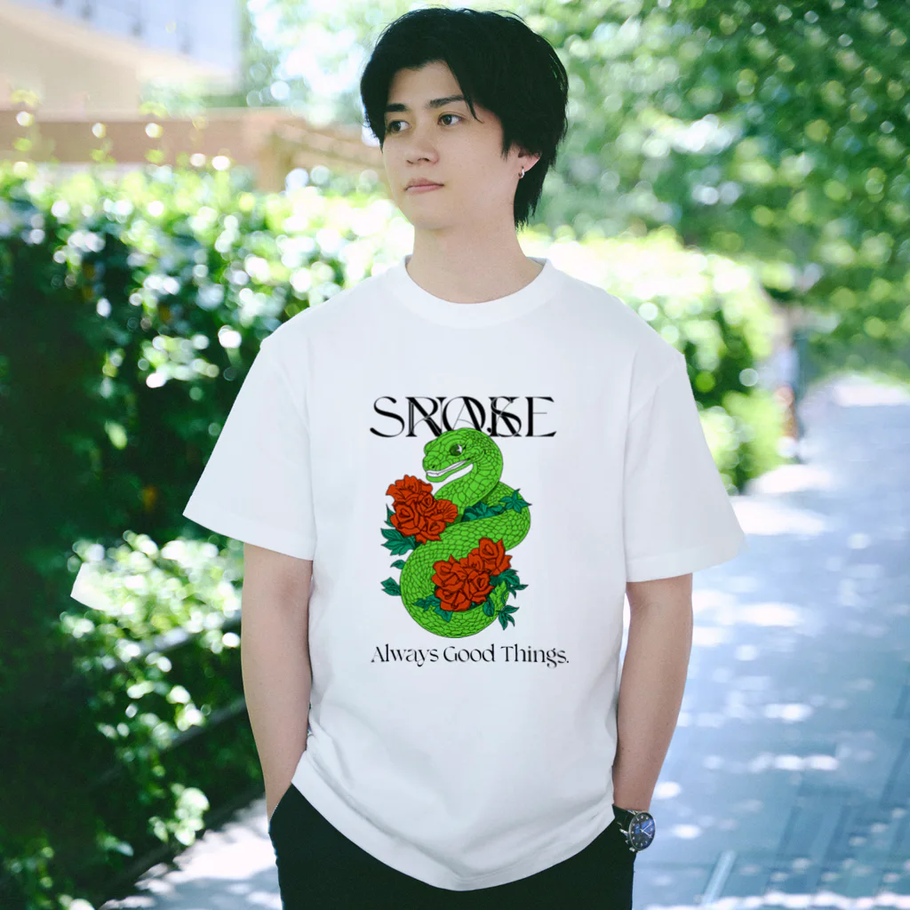 kaisei_seachildのsnake rose🐍 Regular Fit T-Shirt