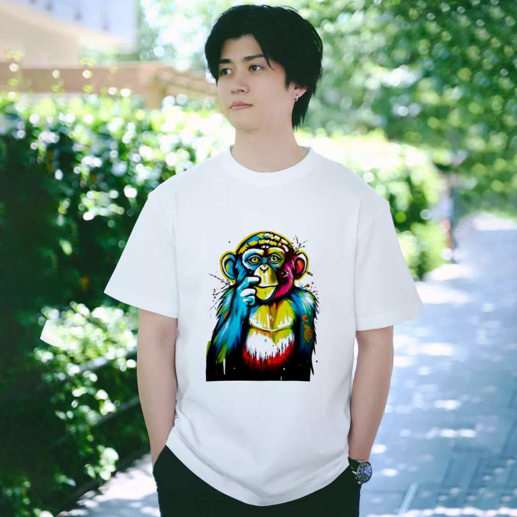 クレイジーモンキーズの「DEEP THOUGHTS」 Regular Fit T-Shirt