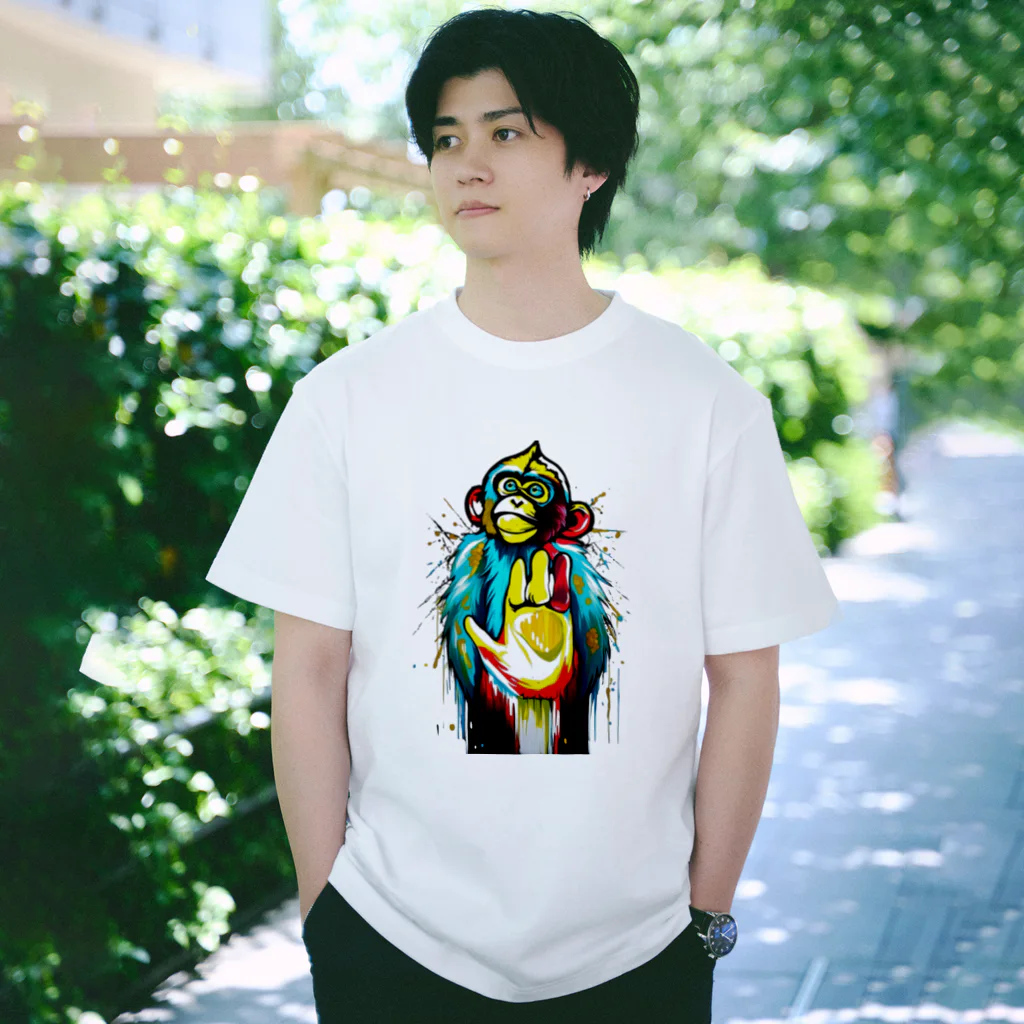 クレイジーモンキーズの「ROCK'N'MONKEY」 Regular Fit T-Shirt