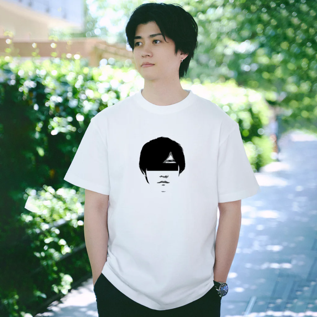 ARuFaの公式グッズ屋さんのARuFaマジ顔面（モノクロ） Regular Fit T-Shirt
