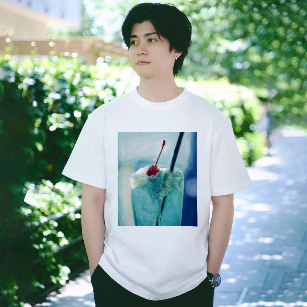 かよコーンショップのクリームソーダ *illust Regular Fit T-Shirt