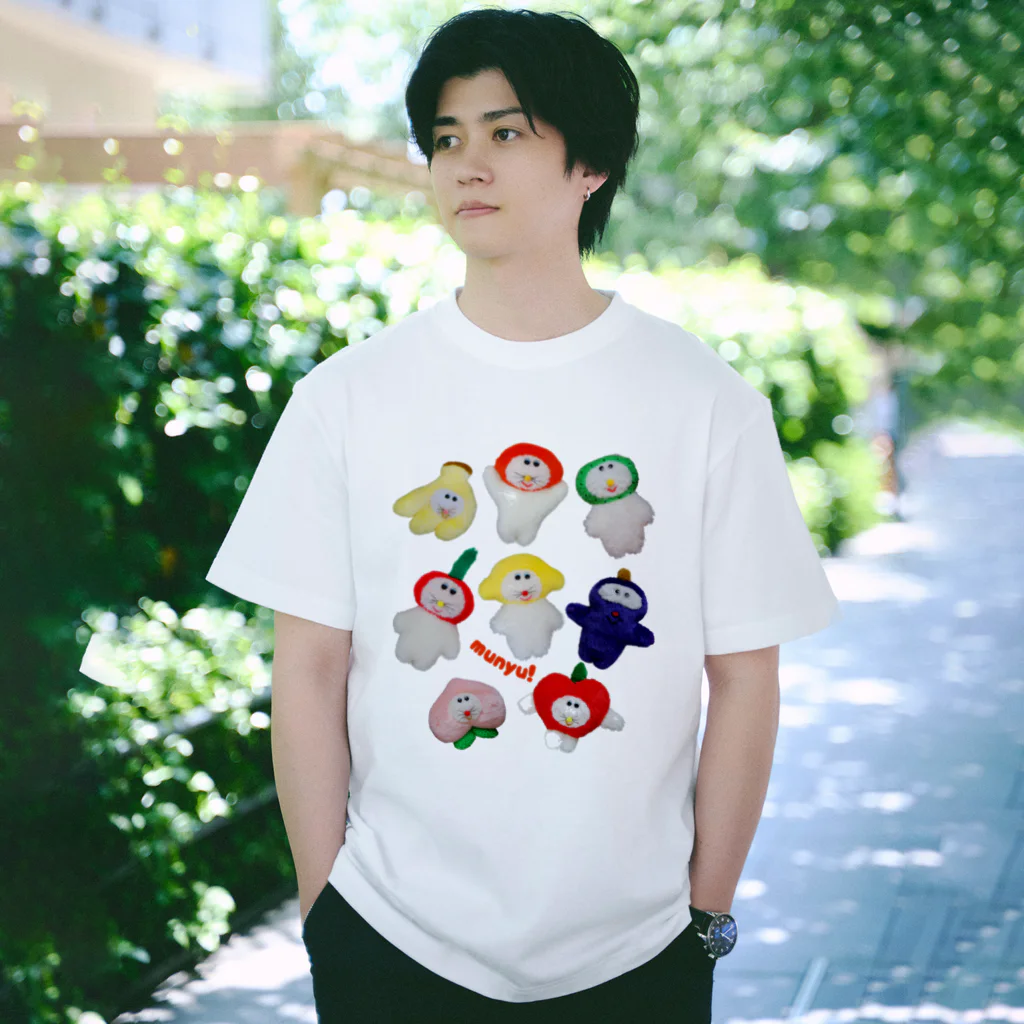 【とも&ちん】セット商品　DF.SQEZ & YUMYUM Tシャツ　M プクだもの / むにゅ ( muunyu )のスタンダードTシャツ通販