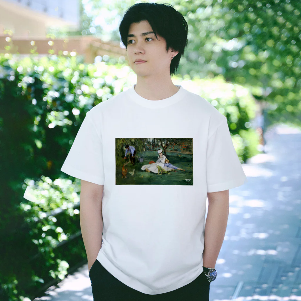 HermannStrasseのモネとグリーンイグアナ Regular Fit T-Shirt