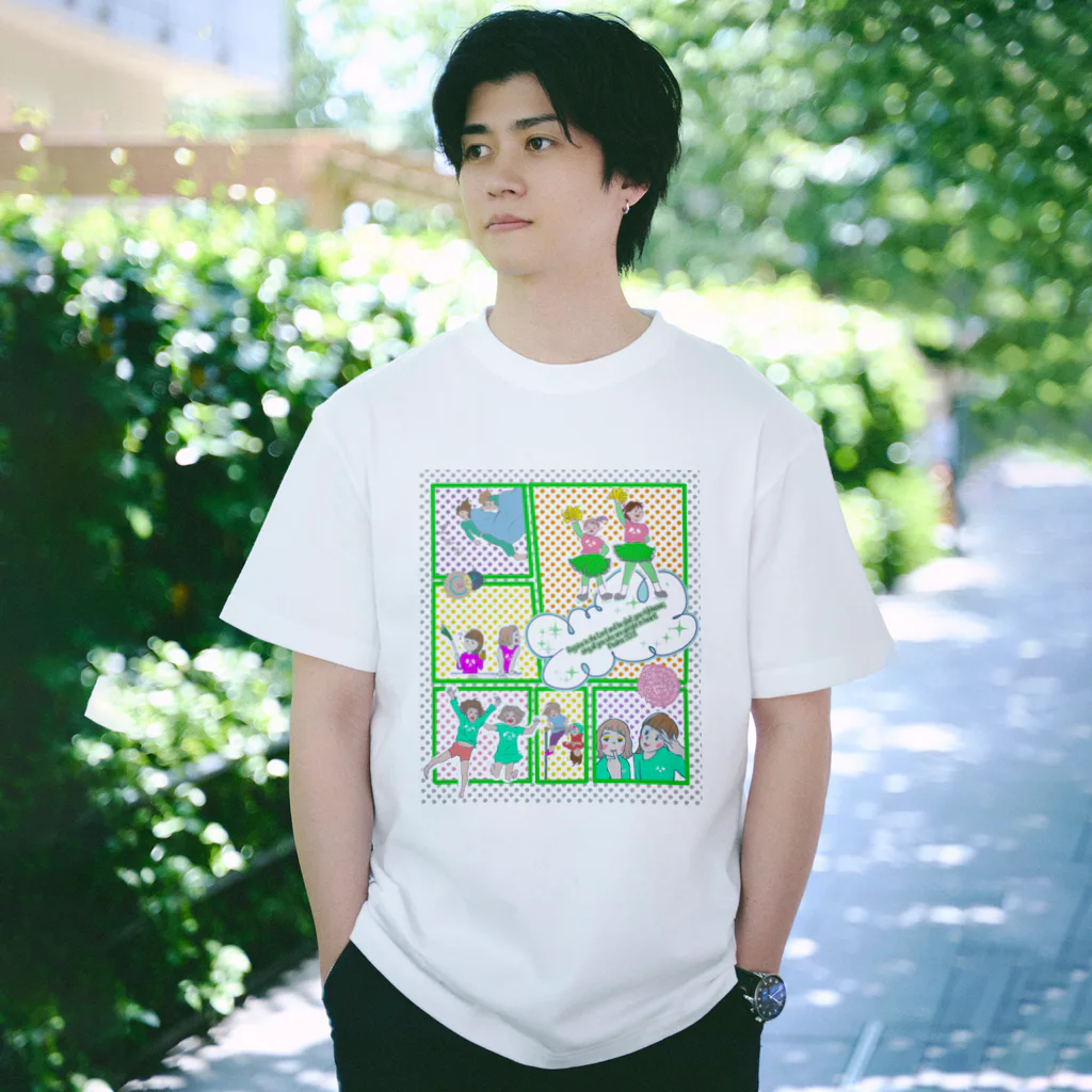 坂道シリーズ ホワイト Tシャツ 語録Tシャツ 前後プリント / とやまソフトセンター
