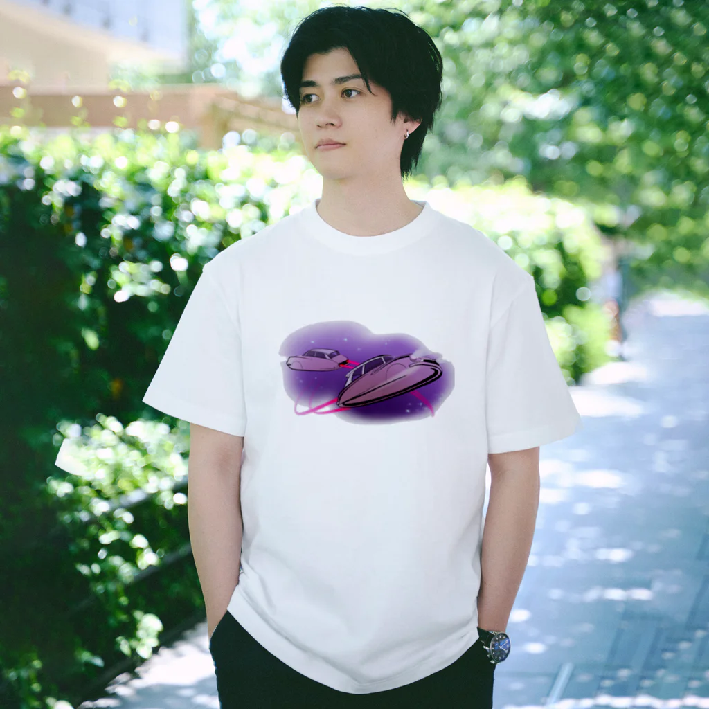 ジョンの乗り物イラストのDreamSpaceship Regular Fit T-Shirt