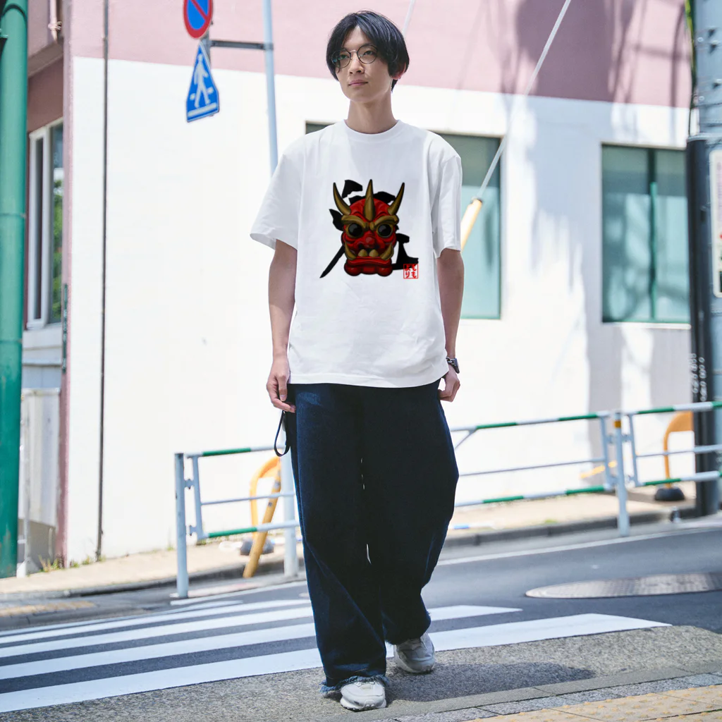 ももよりの餅割鬼面 Regular Fit T-Shirt