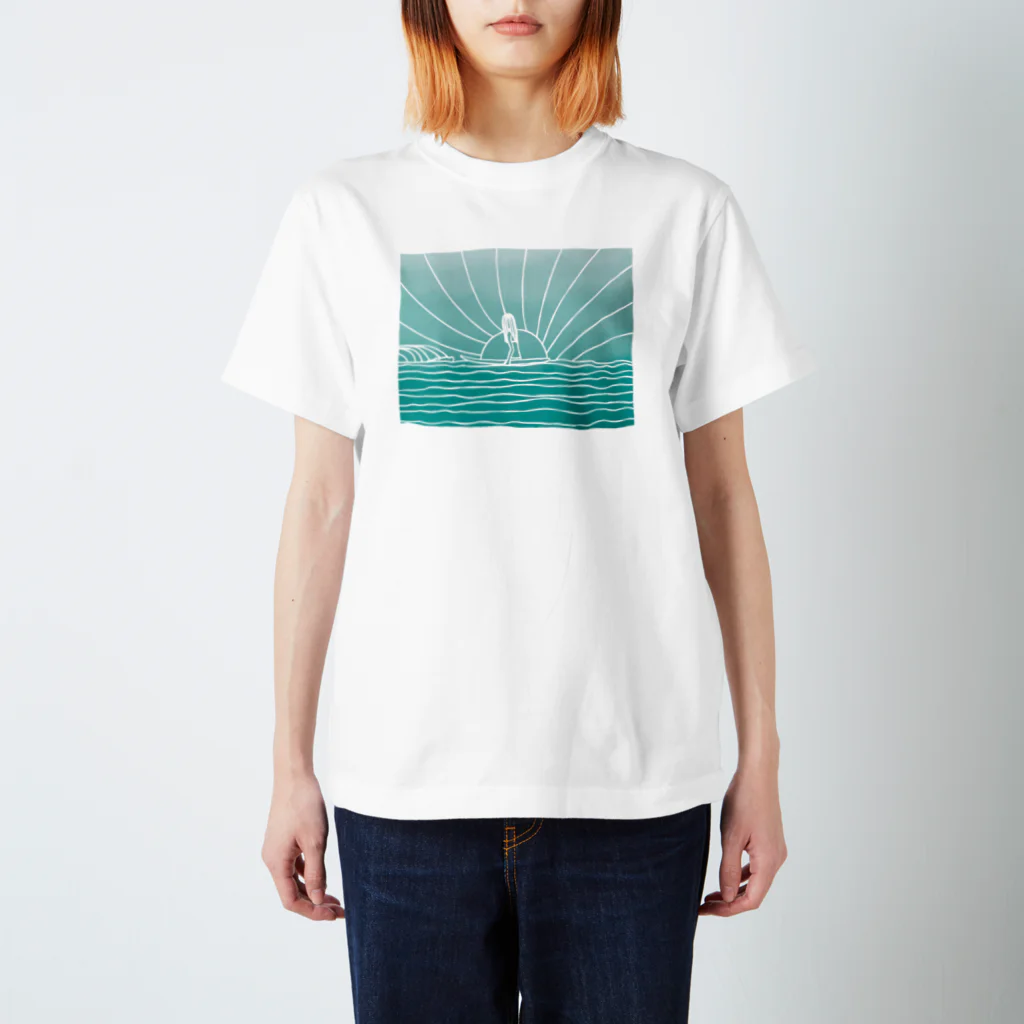 haluponponのseasidecommune Regular Fit T-Shirt