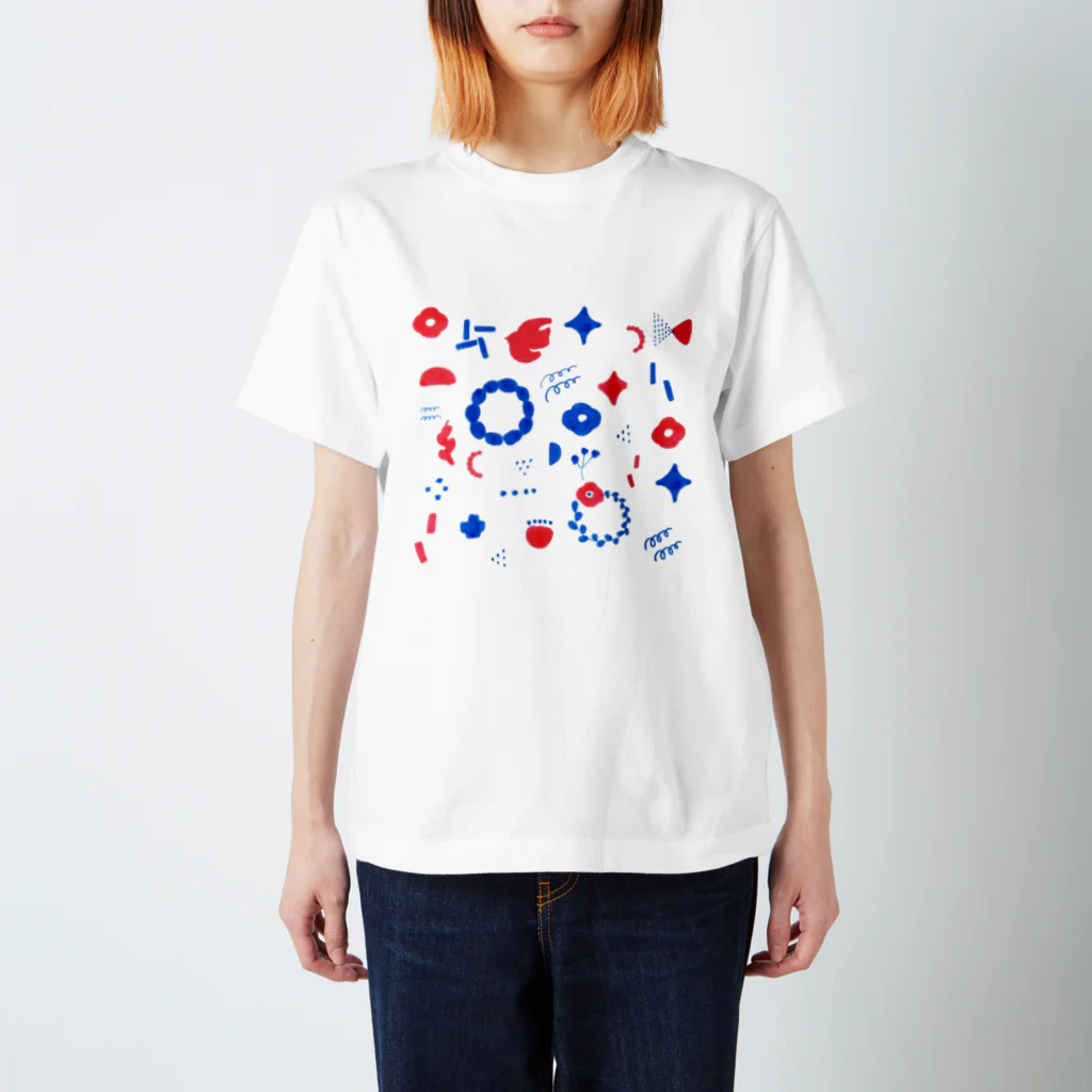 赤と青 / Kurogoma. ( kurogoma46 )のスタンダードTシャツ通販