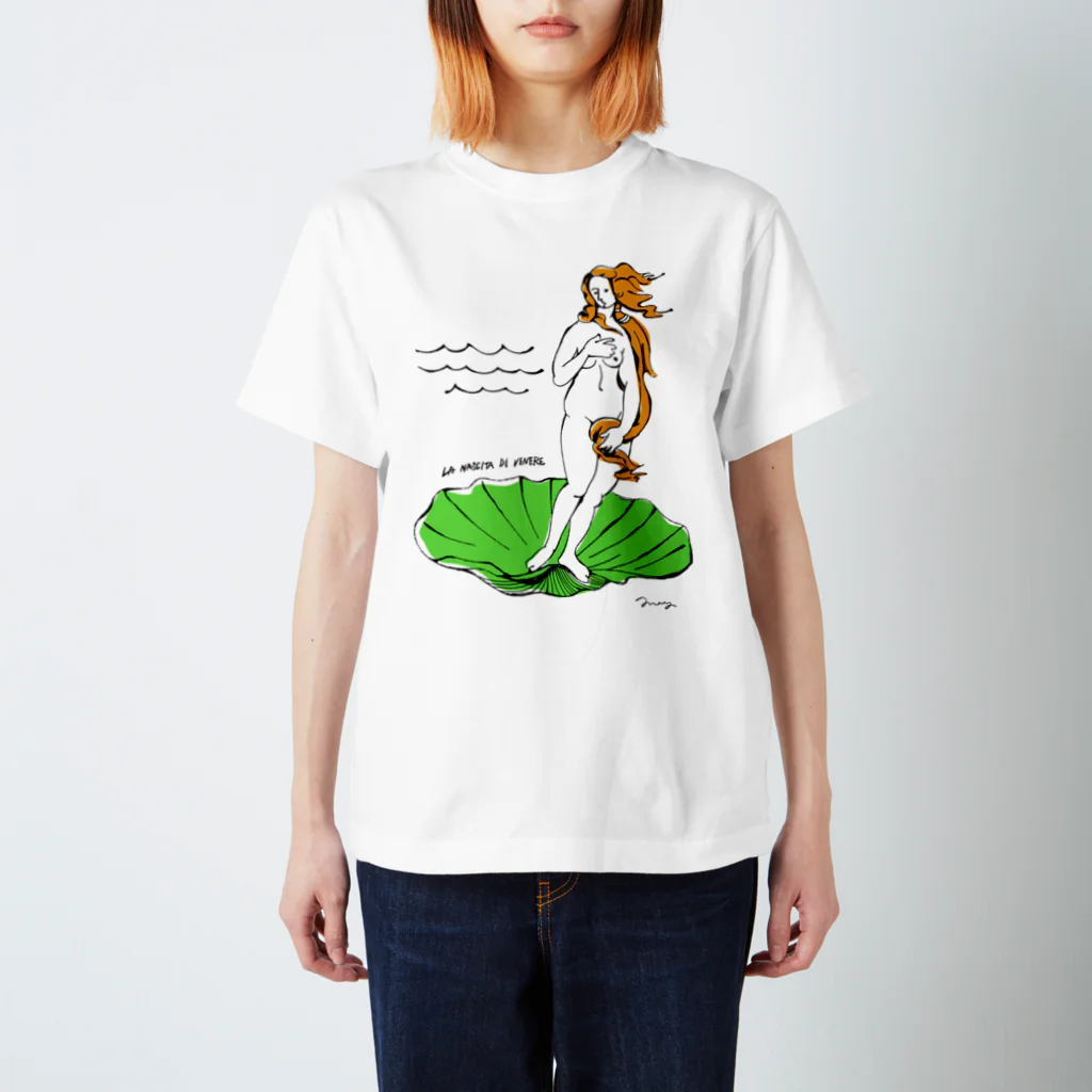 ヴィーナスの誕生 / ゆる名画のTシャツ屋さん ( yurumeiga )の