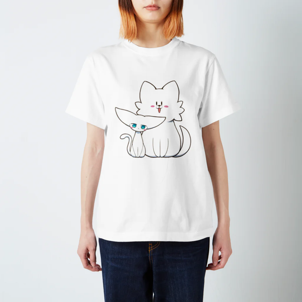カッキー創作チャンネルのニャンさん＆ワンさん Regular Fit T-Shirt