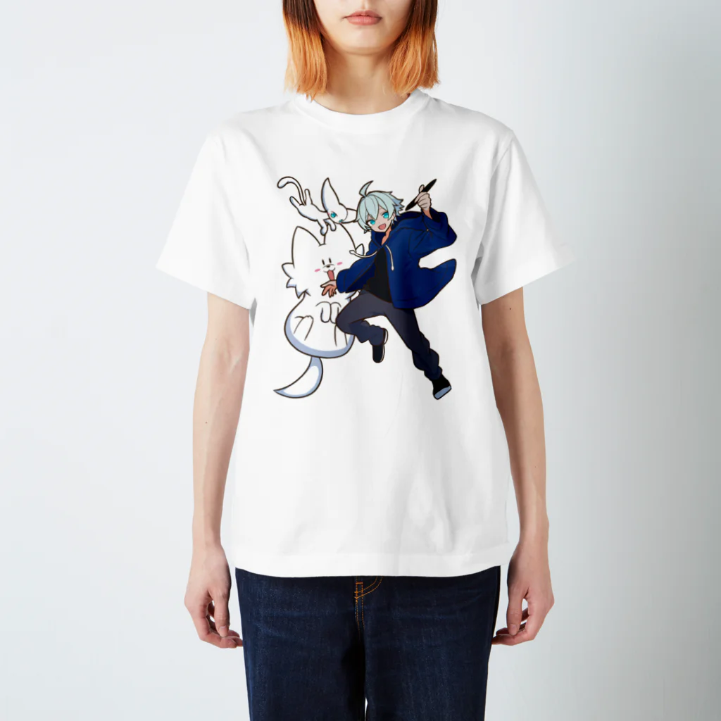 カッキー創作チャンネルのカッキー＆ニャン＆ワン Regular Fit T-Shirt