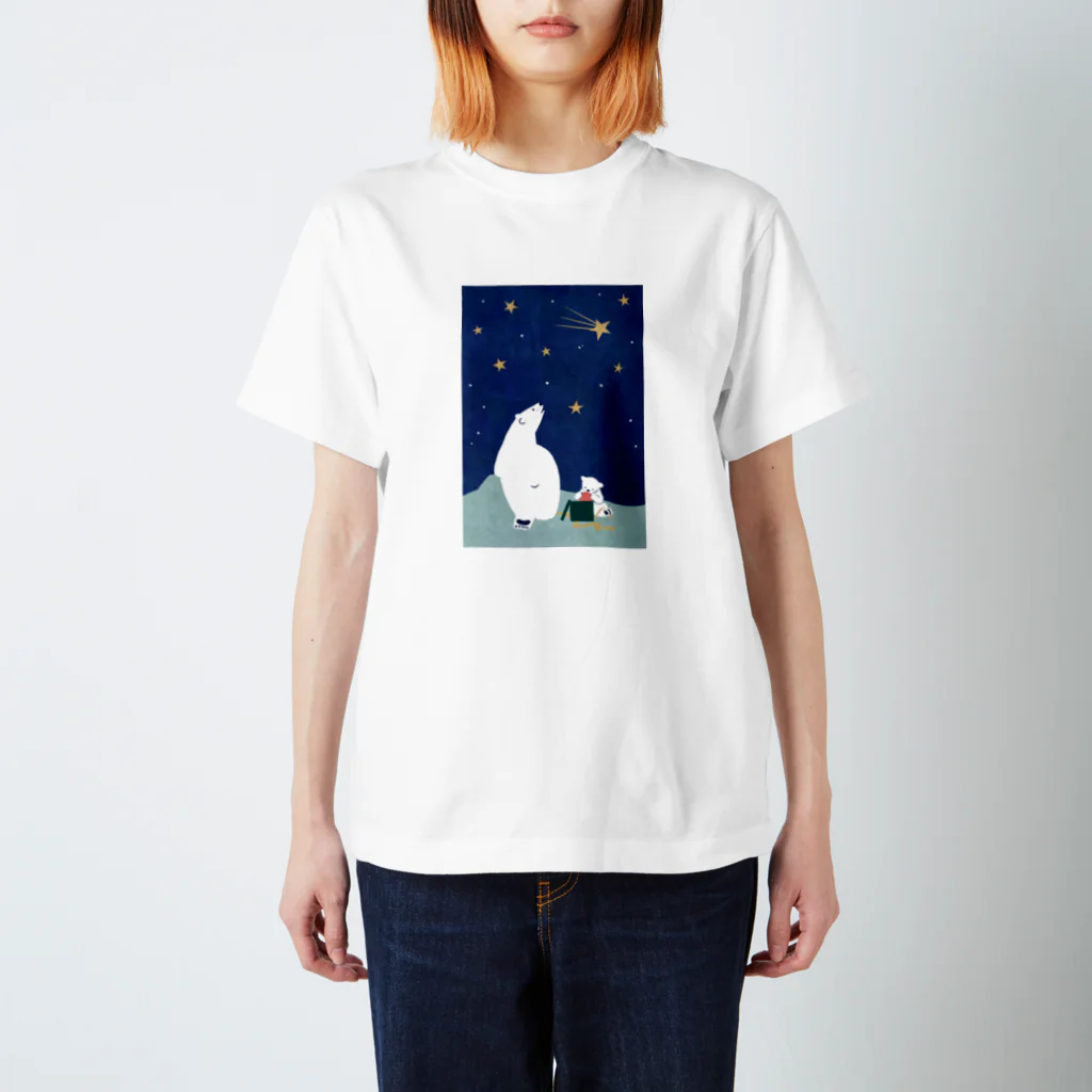 たやまゆうりのとある冬の日～ホッキョクグマと流れ星～ Regular Fit T-Shirt