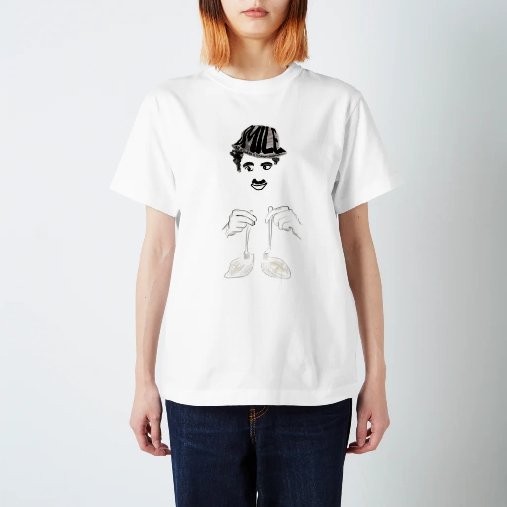 月夜のタツノオトシゴのSMILE Regular Fit T-Shirt
