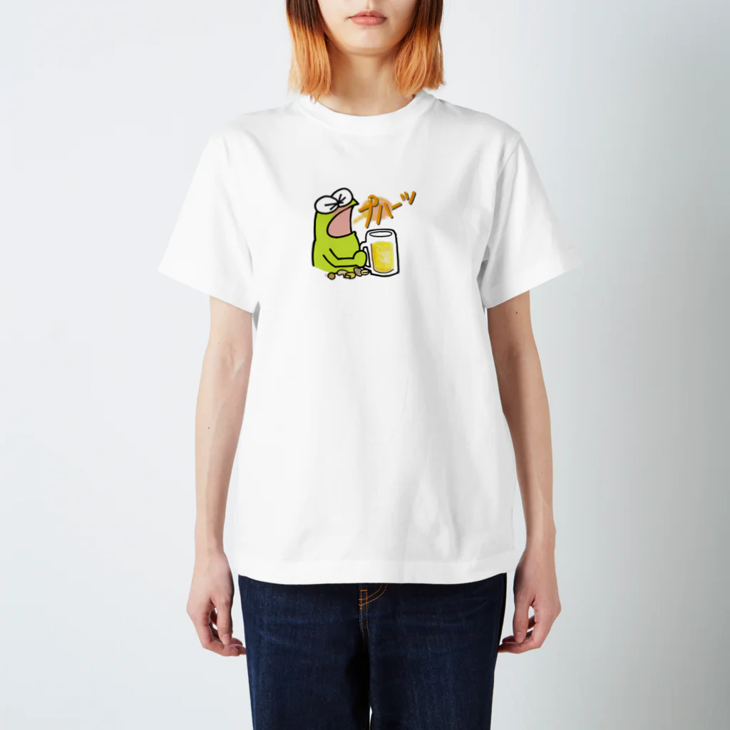 えほんのpenpen草 【nazuna】のプハーッ🍺ケロ　 Regular Fit T-Shirt