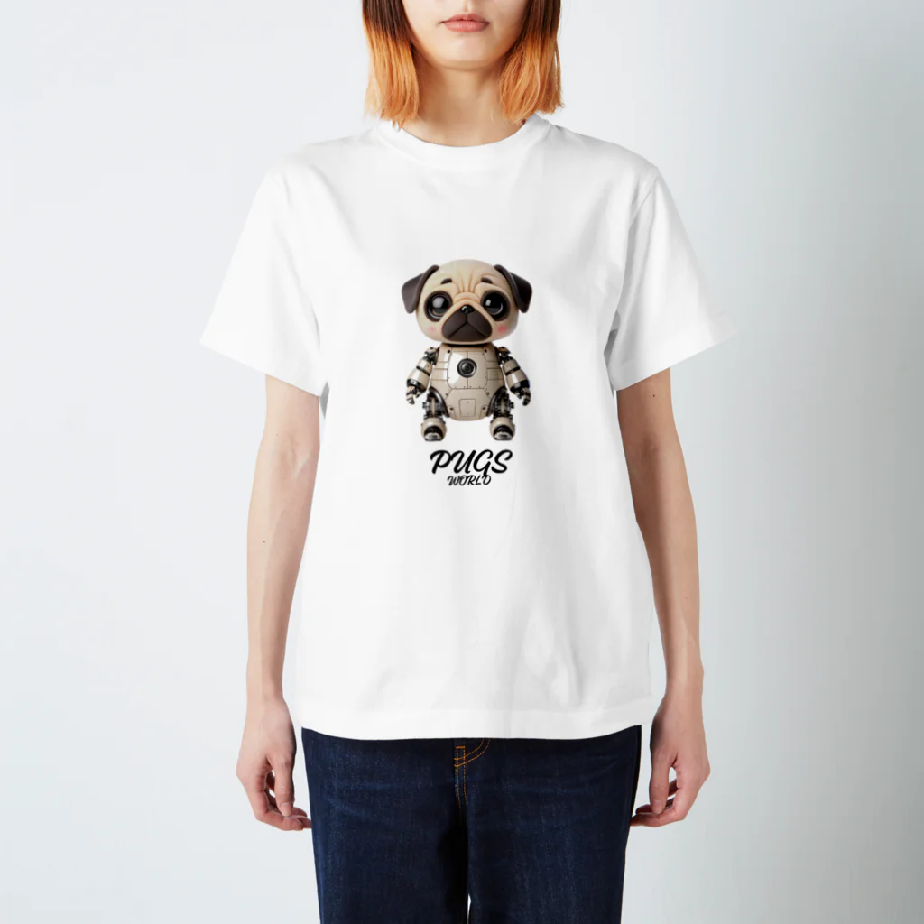 パグの世界のロボパグ Regular Fit T-Shirt