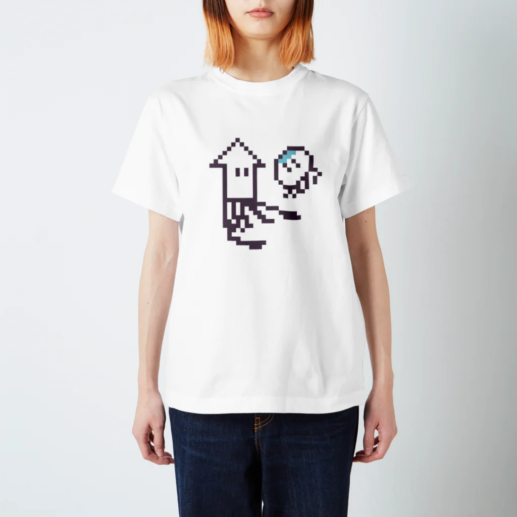 深海工房のイカとクラゲTシャツ Regular Fit T-Shirt