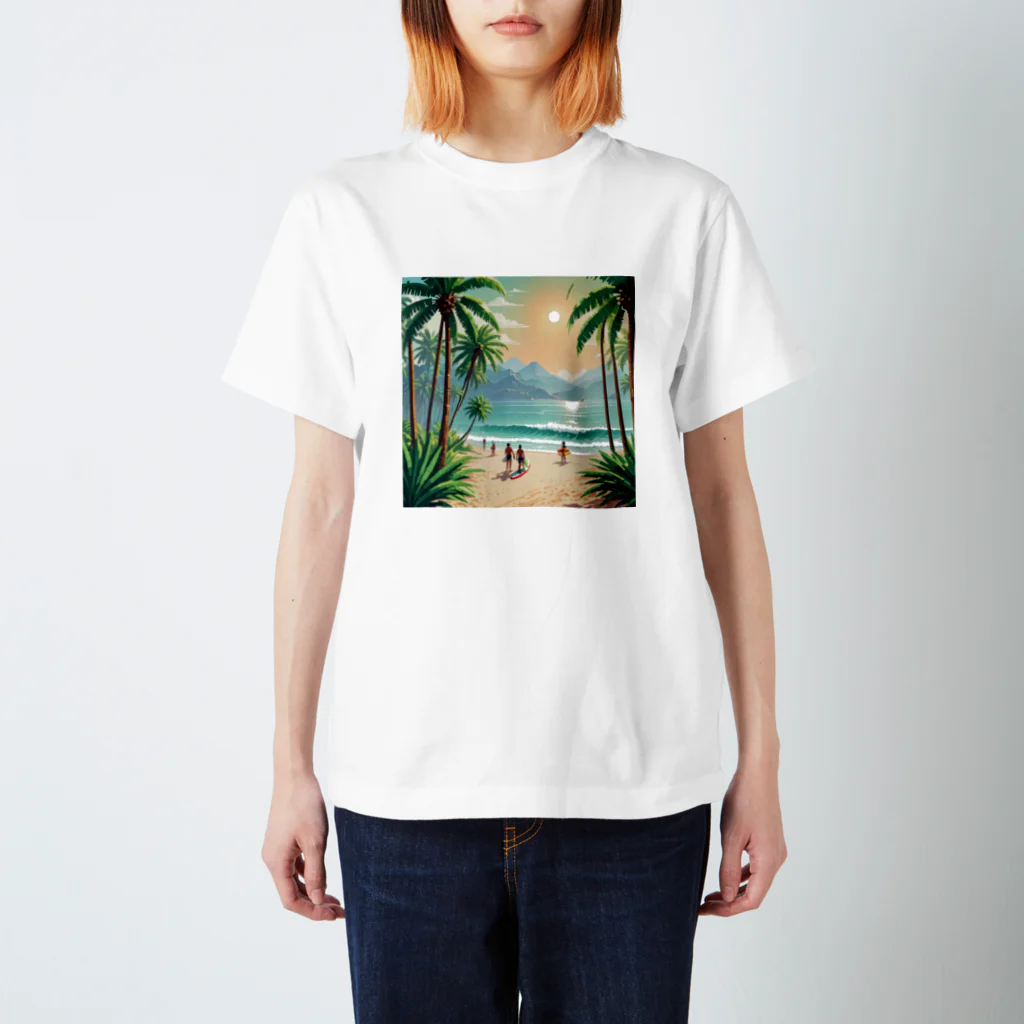 Paradise ExploreのPalm Breeze Bliss Regular Fit T-Shirt
