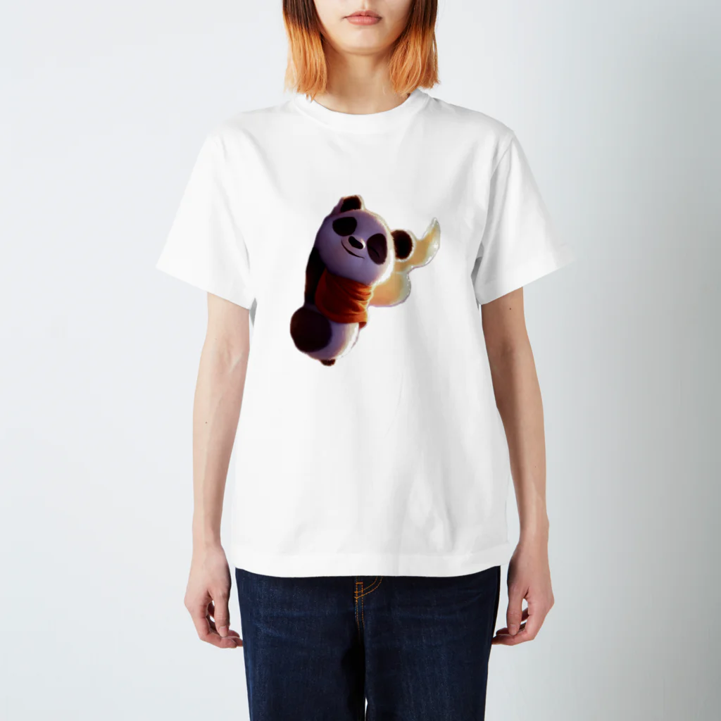 Chibi World（ちびワールド）のパンダのロンロン Regular Fit T-Shirt