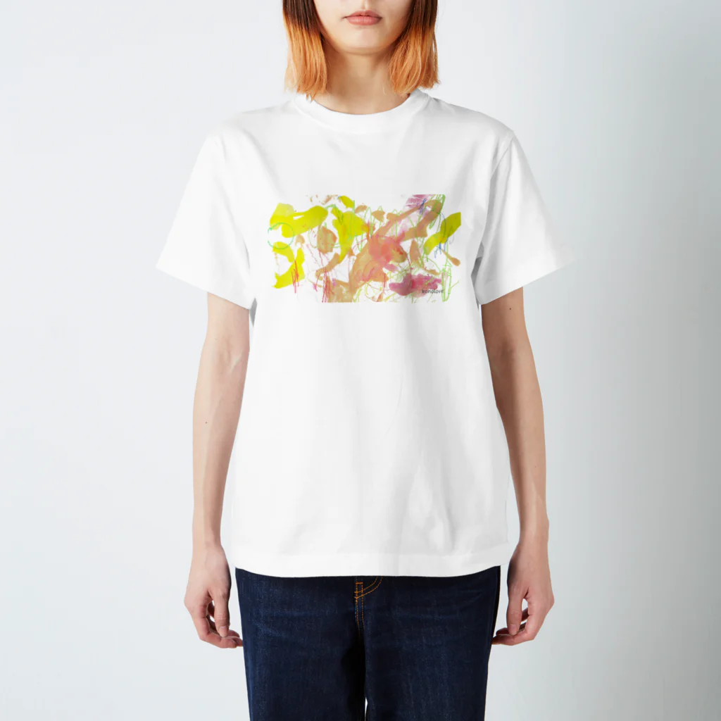 このらぶチャンネルの初めての絵の具&クレヨン Regular Fit T-Shirt