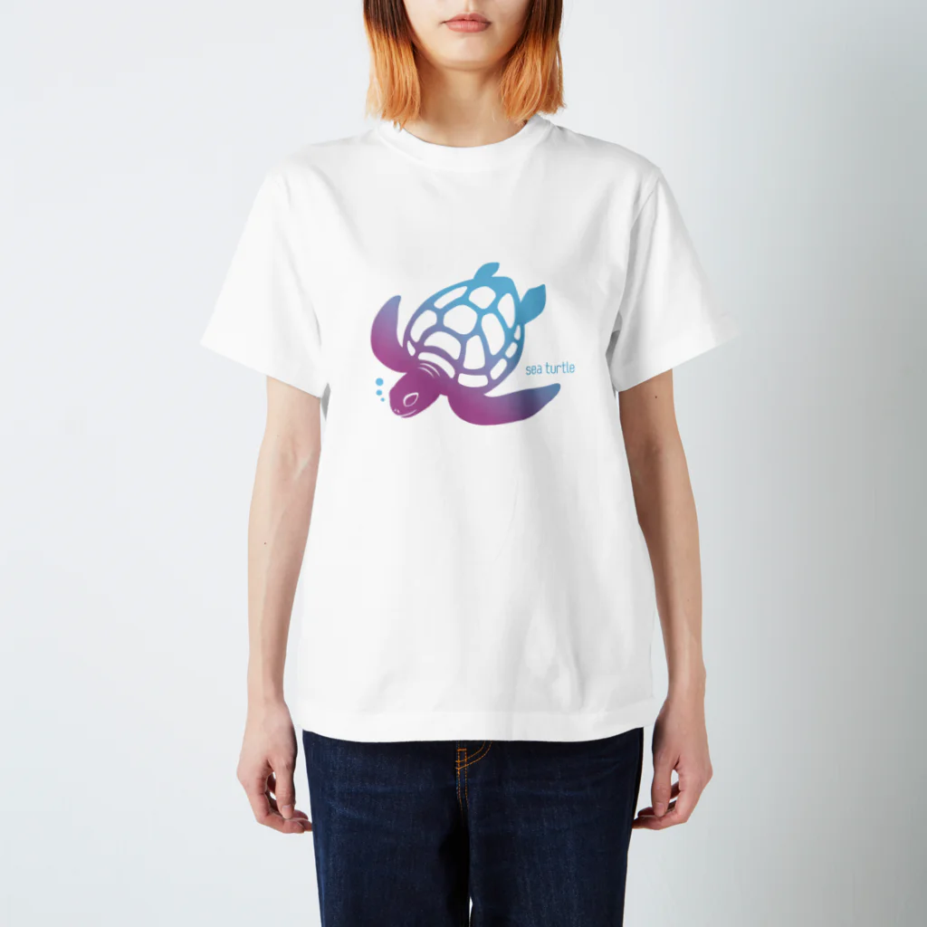 d-fabのsea ​​turtle〈ウミガメ〉 Regular Fit T-Shirt