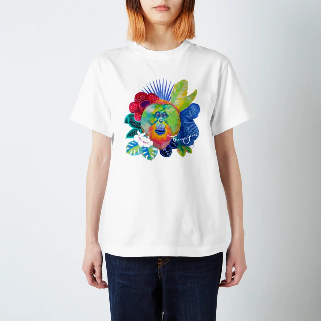 password公式グッズショップのThe eyes gazes -Ver. Borneo- Regular Fit T-Shirt