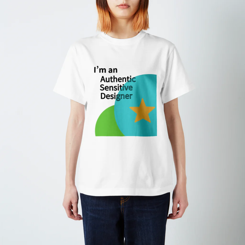 発達でこぼこショップのASD「Authentic Sensitive Designer」 - あなたの独自の感性を尊重するアイテム Regular Fit T-Shirt