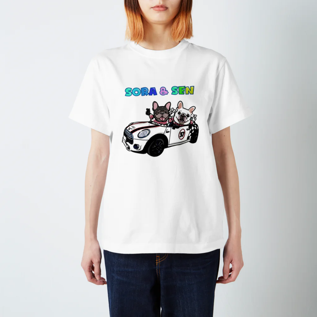 BULL HAWAII mihoデザイのフレブル　そら&せん Regular Fit T-Shirt