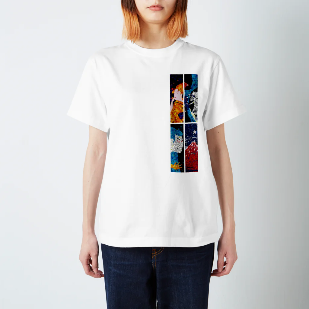 cuuyabowの国芳写楽歌麿北斎マトリックス Regular Fit T-Shirt