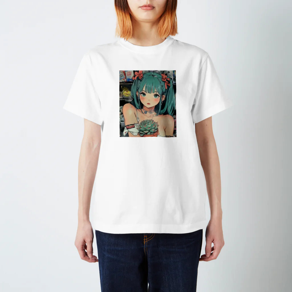 NEOTOKYO GIRLのNEOTOKYO_AGAVE GIRL  Regular Fit T-Shirt