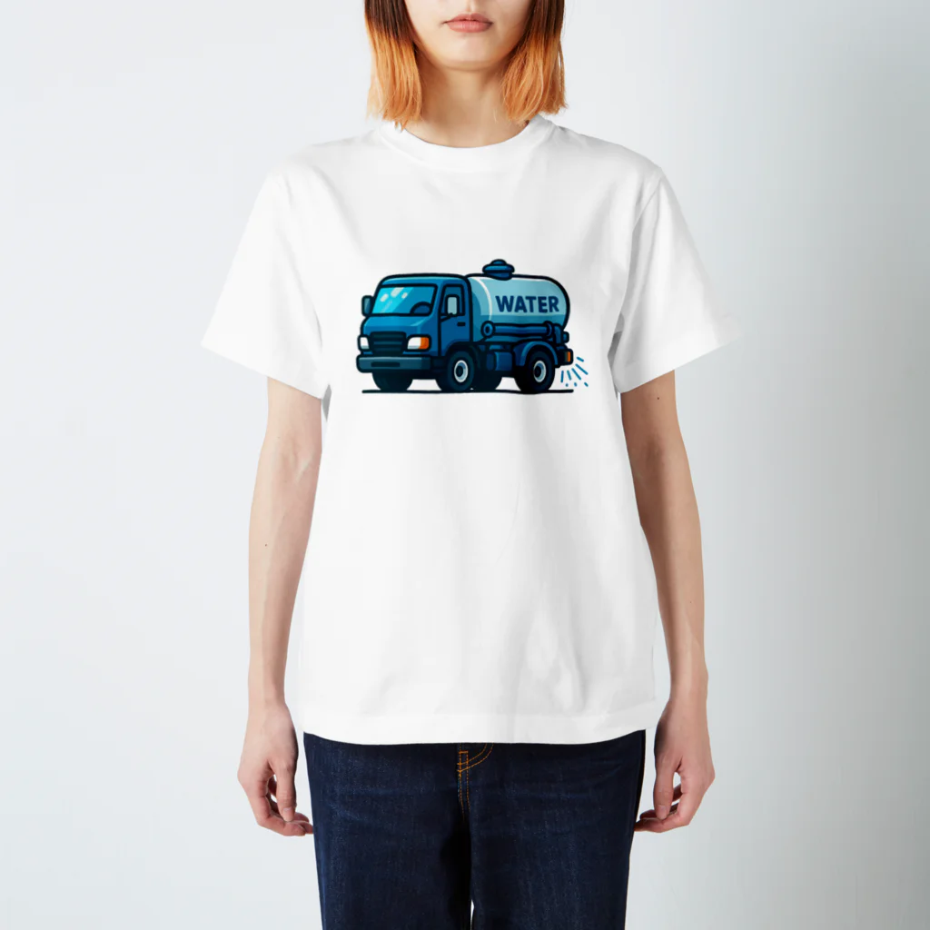 takejijiのAIで描いた散水車 Regular Fit T-Shirt
