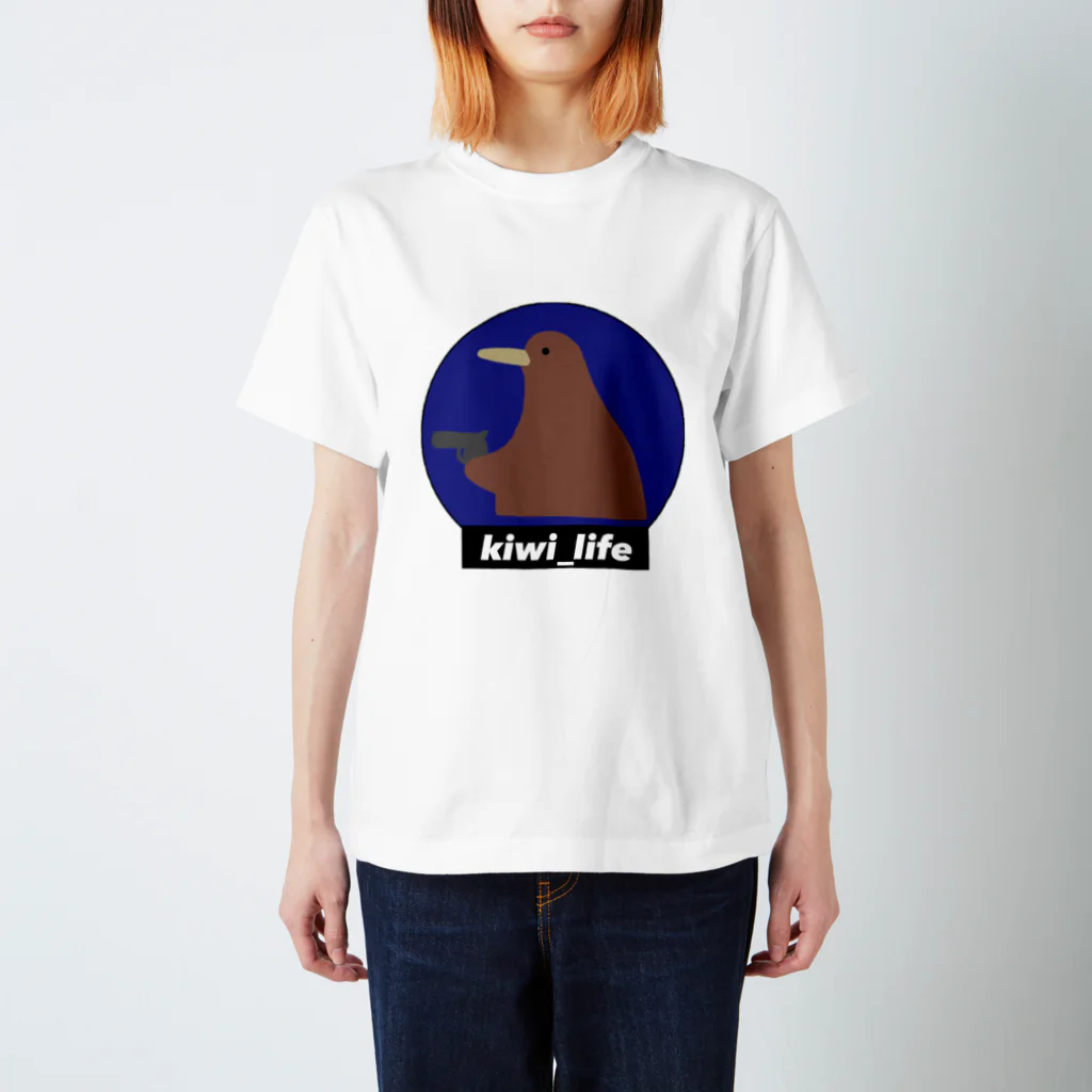 ningen_lifeのkiwi_life（BIG拳銃）/Tシャツ Regular Fit T-Shirt