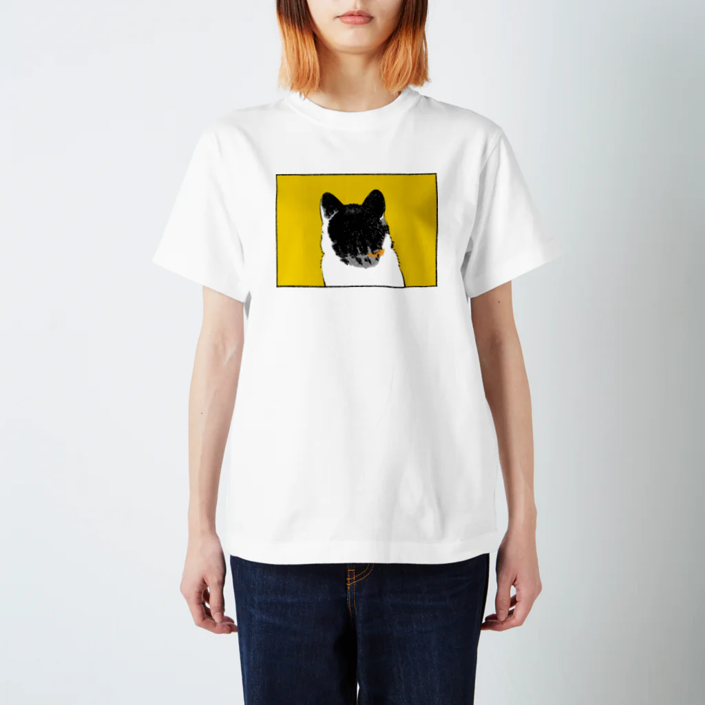 ふじひとの猫きいろあたま Regular Fit T-Shirt