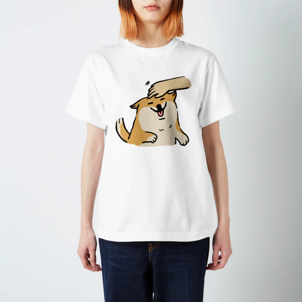 ぺろぺろぺろぺろ【せいこせんせい】の柴犬　えらい！【せいこせんせい】 Regular Fit T-Shirt