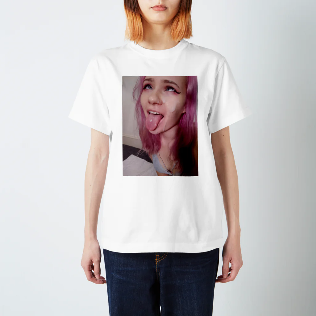 たなか　顔Tシャツ1 定春ほんわか顔 Tシャツ [銀魂] | キャラクター公式グッズ