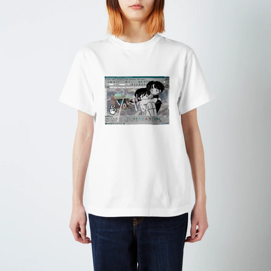 たいやき焼き隊のPCらんでぶぅ  Regular Fit T-Shirt