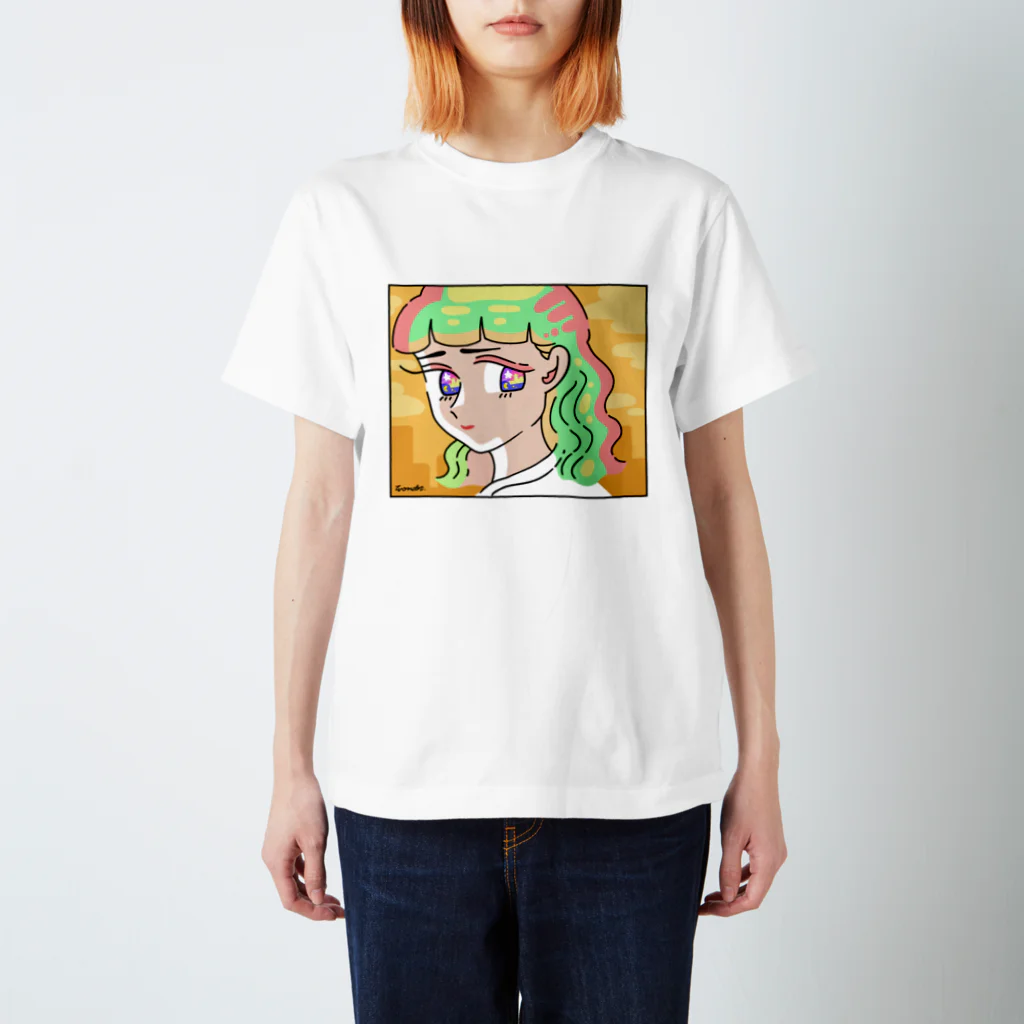 Wonder.のたそがれちゃん Regular Fit T-Shirt