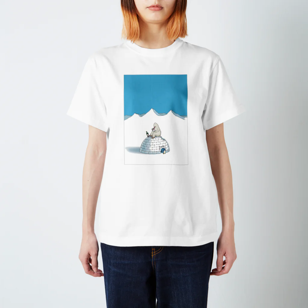雪男T / s-drawingのスタンダードTシャツ通販 ∞ SUZURI（スズリ）
