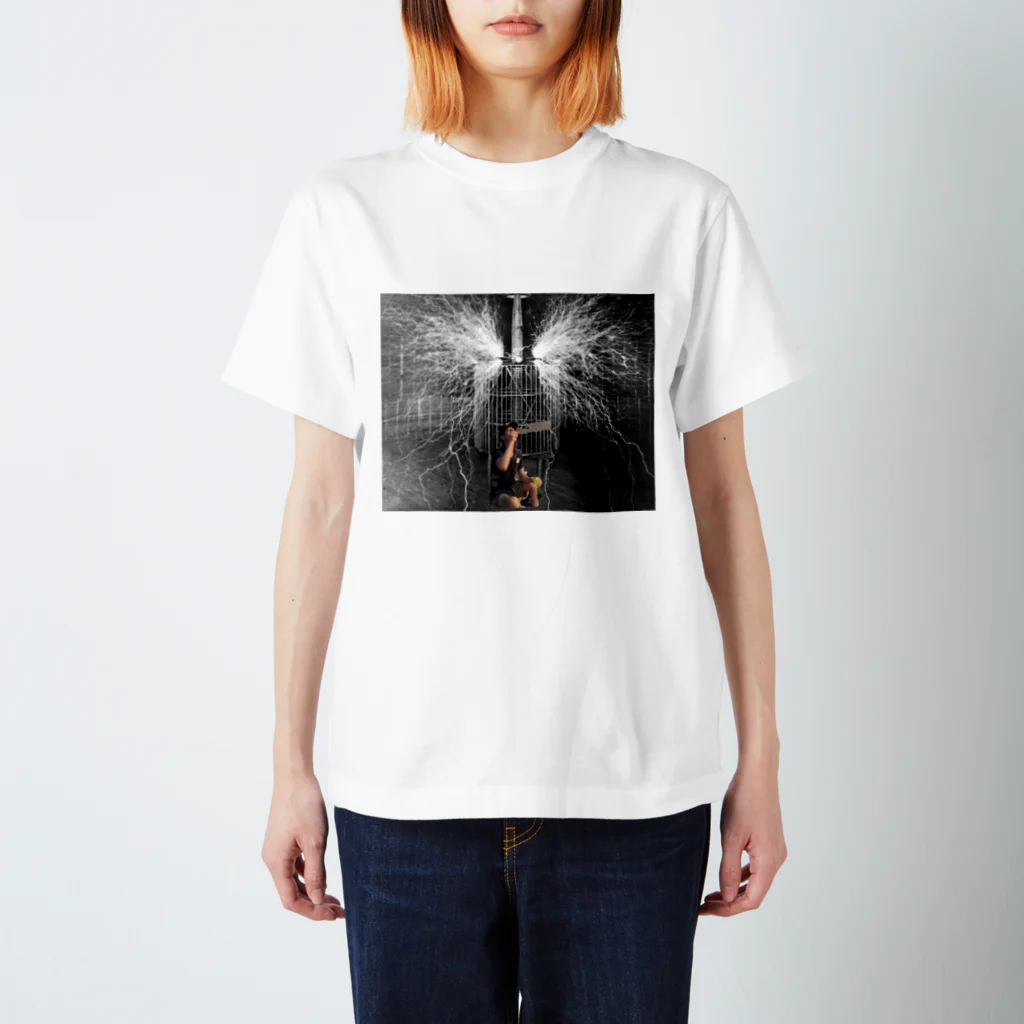 よしひこのニコラテスラとヨシヒコ、コラボTシャツ Regular Fit T-Shirt