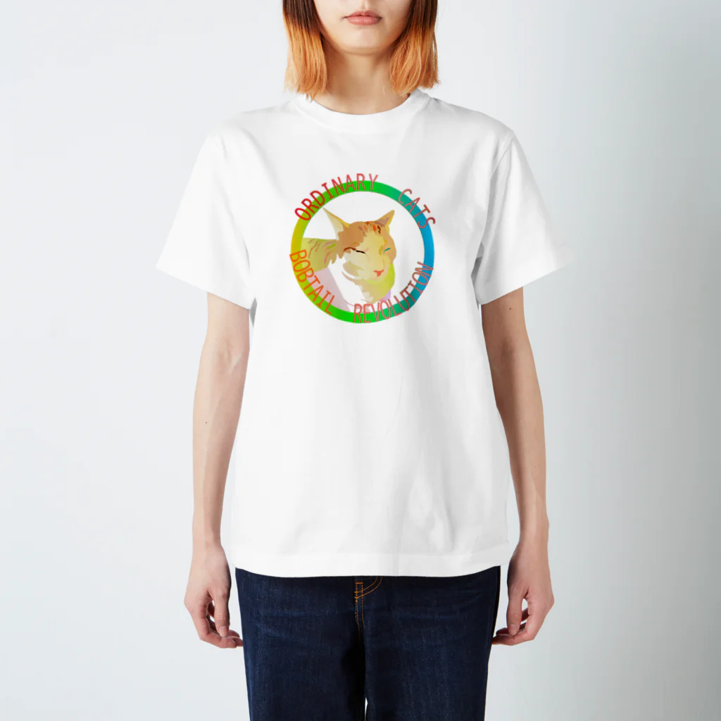 『Nothing Is Real』-- IN SUZURIのOrdinary Cats05h.t.(春) Regular Fit T-Shirt