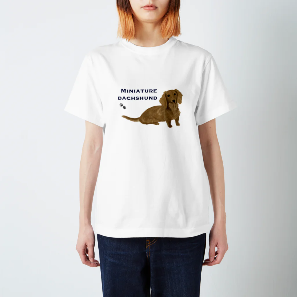 【AELFRIC EDEN】ダックスフンド☆マスコット立体パッチTシャツ Tシャツ ダックスフンド Tシャツ HANAHOJI 通販 16255481