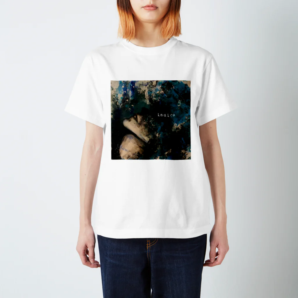 渦-UZU-Goods Shopのindigo Regular Fit T-Shirt