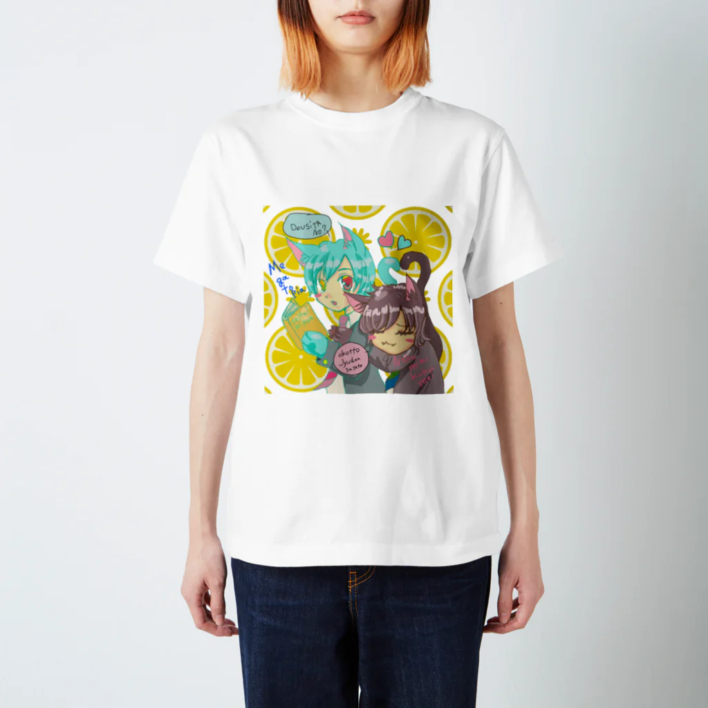 さくらんぼねこのチョコとミント子猫ちゃん♪ Regular Fit T-Shirt