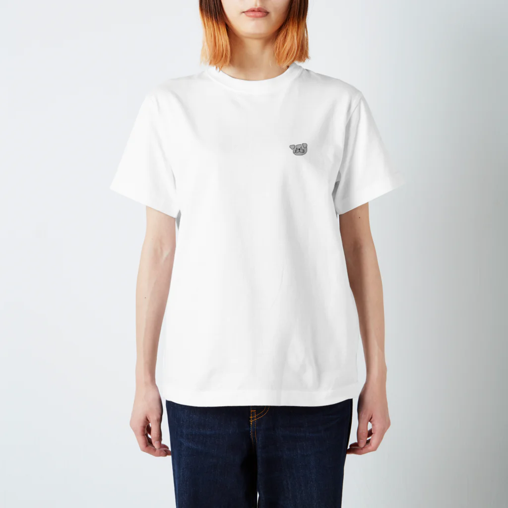 tepicoの黒パグちゃん Regular Fit T-Shirt